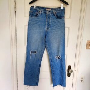 Levi's Ribcage Straight Ankle Size 31